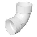 Pinpoint Charlotte Pipe & Foundry PVC003000600HA 90 deg PVC DWV Elbow  1.25 in. PI150898